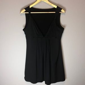 Sexy Low V-neck swim coverup